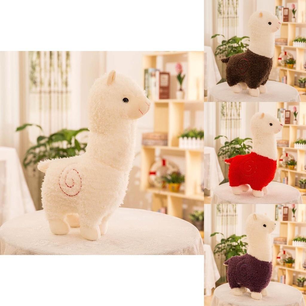 Adorabile Peluche Alpaca Giocattolo con Design di Pecorella Carina in Vari Colori