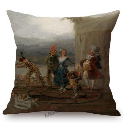 Francisco Goya Most Famous Art Painting Antique Christian Virgin Maria Sofa Throw Pillowcase Bible Store Cushion Cover Case