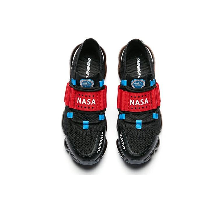 Anta Nasa Collaboration Low-Top Running Shoes Women Sneakers Black 92835509-2