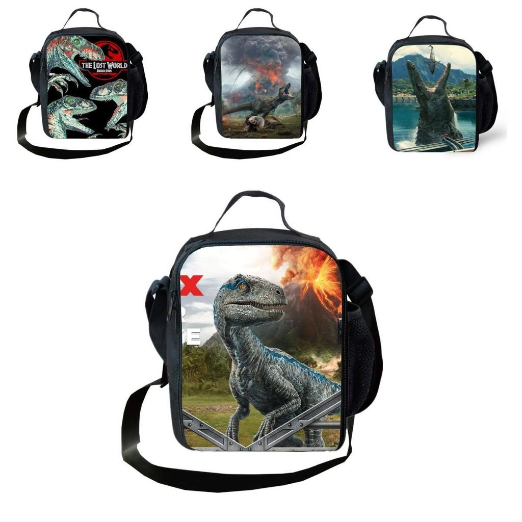 Jurassic Park Dinosaur 3d Lunch Bag For Kids With Tyrannosaurus Rex Print