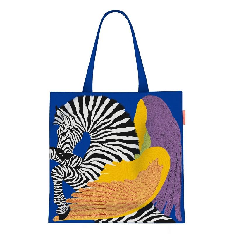 Spring new printed handbag women's oil painting series handbag shoulder bag tote bag fashion canvas bag