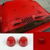 Red Engine Hood Rubber Head Cover Trim For Jeep Wrangler JK 2007-17 Accessories
