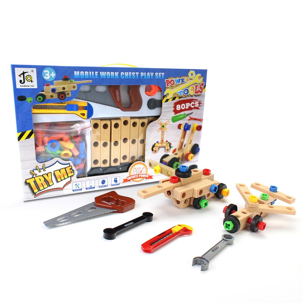 Children Assembly Building Blocks Realistic Shape Multi-function Repair Nut Combination Boys Educational Toys