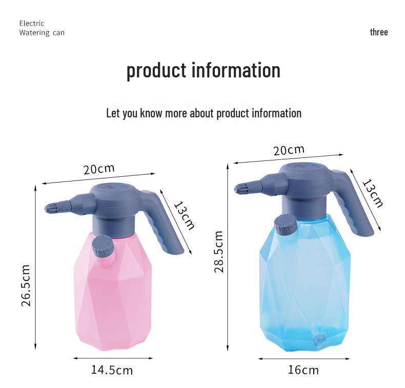 Electric Gardening Sprayer: Multipurpose Watering & Disinfection Can for Household Use