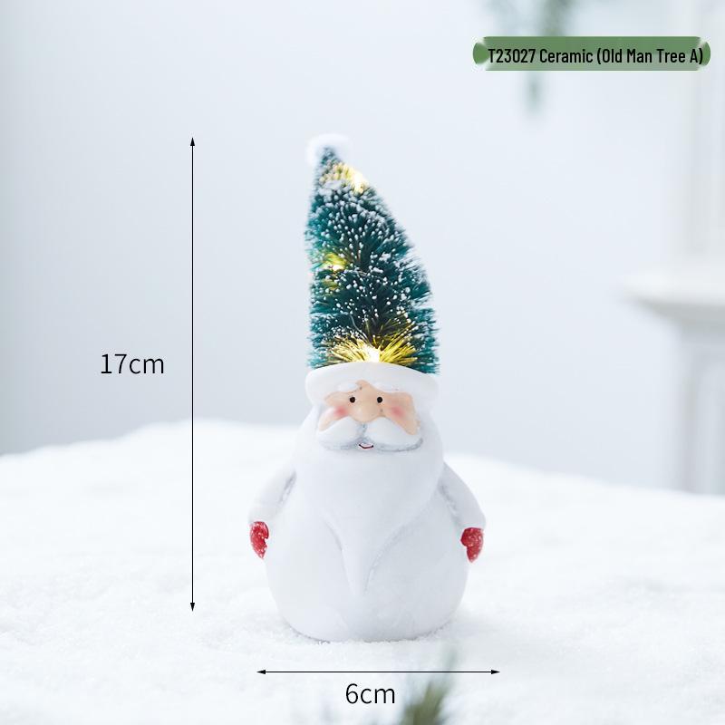 Christmas Ceramic Snowman Ornament – Small Gift Decoration Pendant