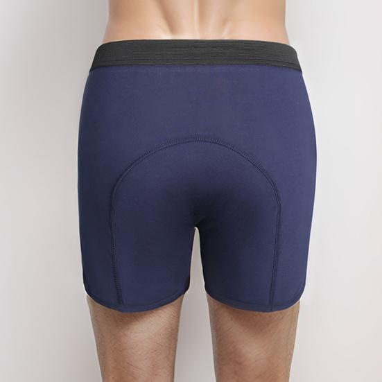 Men Underwear Leak-Proof Boxer Briefs Elderly Bedridden Patients Urine-Proof Pads Underwear Washable Reusable Panties