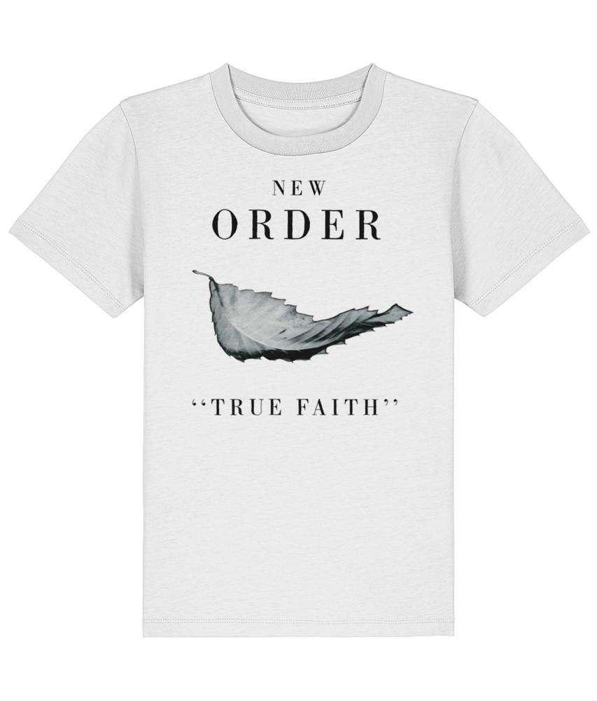 

New Order - True Faith - 1987 - Monochrome - Kids - Organic T Shirt - Manchester XL