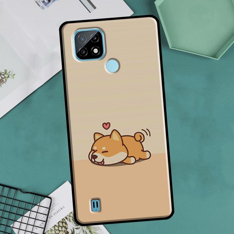 Cute Shiba Inu For OnePlus 10 Pro 9 Pro 8T 9R Nord2 Case For Realme 9 8 Pro 8i 9i C35 GT Neo 2 3 Master