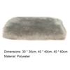Yousheng Exquisite Workmanship Doormat Wide Application Polyester Faux Fur Sheepskin Simple Area Rug for Home