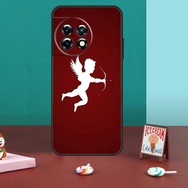 Angel Cupid Art Paint Case For OnePlus 13T 10T 8T 10R 12R 13R 15 13 12 11 10 9 Nord 5 CE 2 3 4 Lite N20 N30 Cover