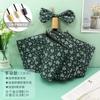Fresh Print Umbrella Student Small Portable Folding Rain Or Shine Dual-Use Umbrella Sun Protection UV Protection Sun Umbrella Women