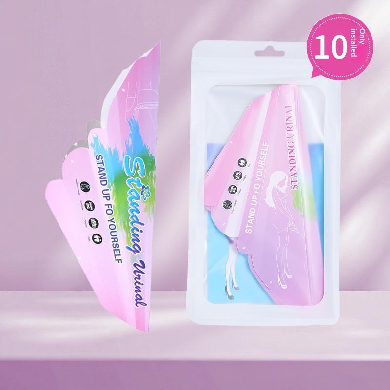 

10Pcs Pregnant Women Standing Urinal Funnel Paper Urinal Toilet Disposable Female Urination Device Foldable Pee Paper Cups