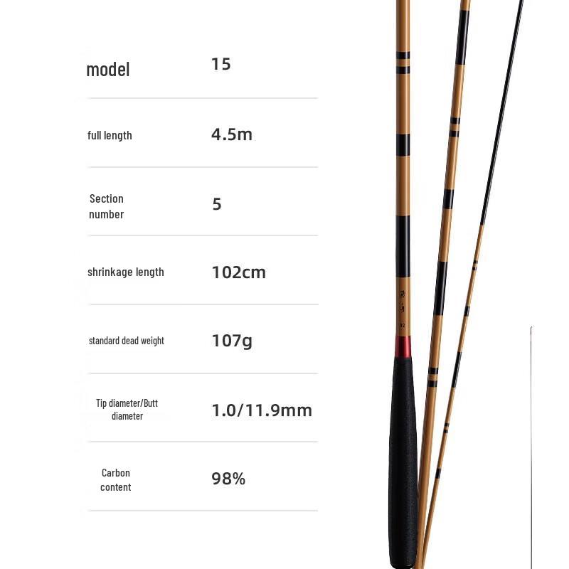 TESIEN Da Yiwa 24 Carbon Carp Fishing Rod