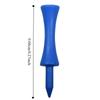 100pcs Plastic Golf Rubber Tee Replacement Golf Practice Tee Creative Professional Golf Tee  Outdoor
