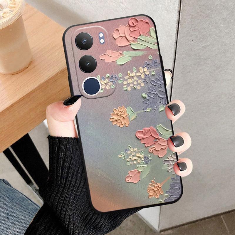 For VIVO Y19S 4G Phone Case Soft Silicone Back Cover Coque For VIVO Y 19 S Cases Black TPU Shockproof Fundas Shell Y19S Capa