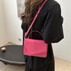 Trendy Retro Handheld And Crossbody Square Bag With Soft Pu Material For Everyday Use