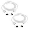 2pcs 1m 3.3ft RGB LED Strip Extension Cable 4 Pin LED Tape Extension Cord LED Ribbon Connection Cable LED Rope Connector Wire 4-Pin Adapter Plug for