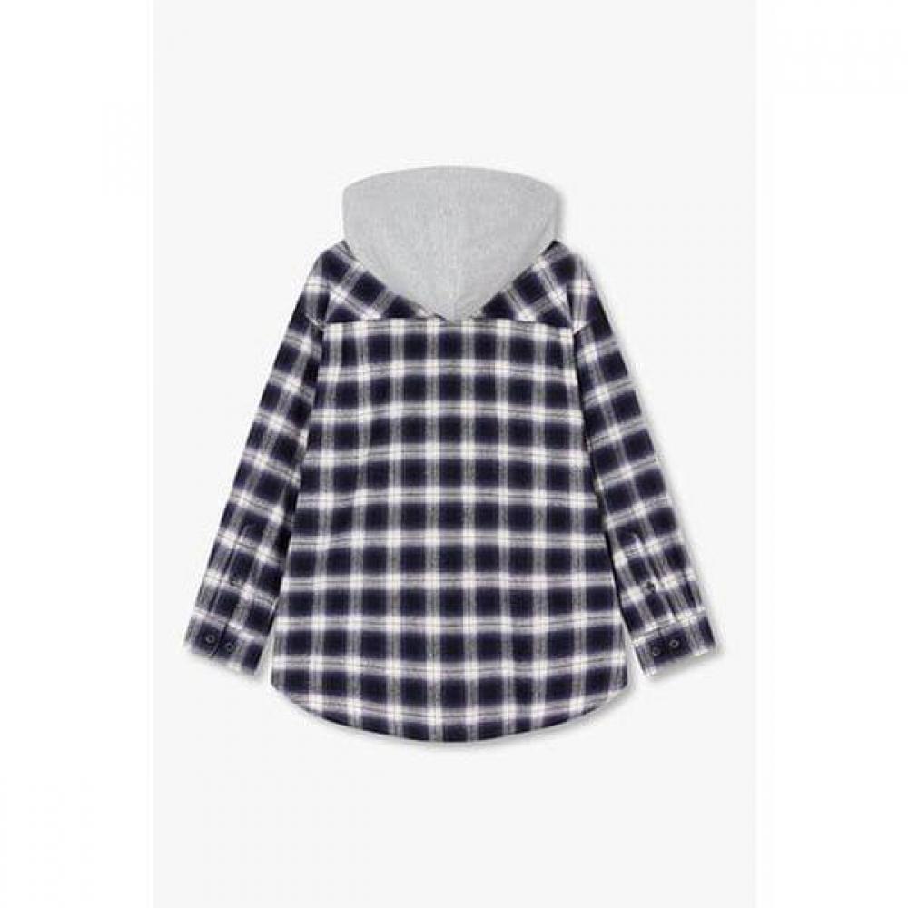 Studio Tomboy Hooded Check Shirt 9175421981arr
