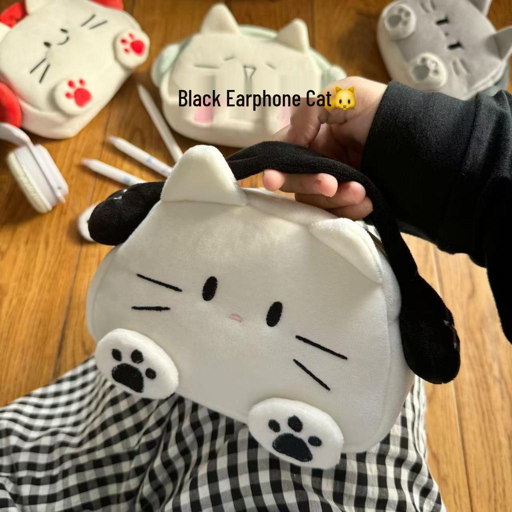 Large Capacity Hello Kitty Pencil Case: Cute Cartoon Cat Storage Bag & Student Stationery Handbag