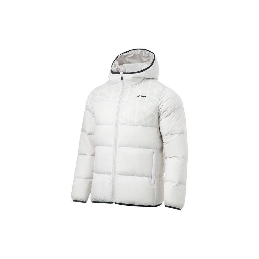 Li Ning Table Tennis Collection Down Jacket Unisex White AYMT023-3