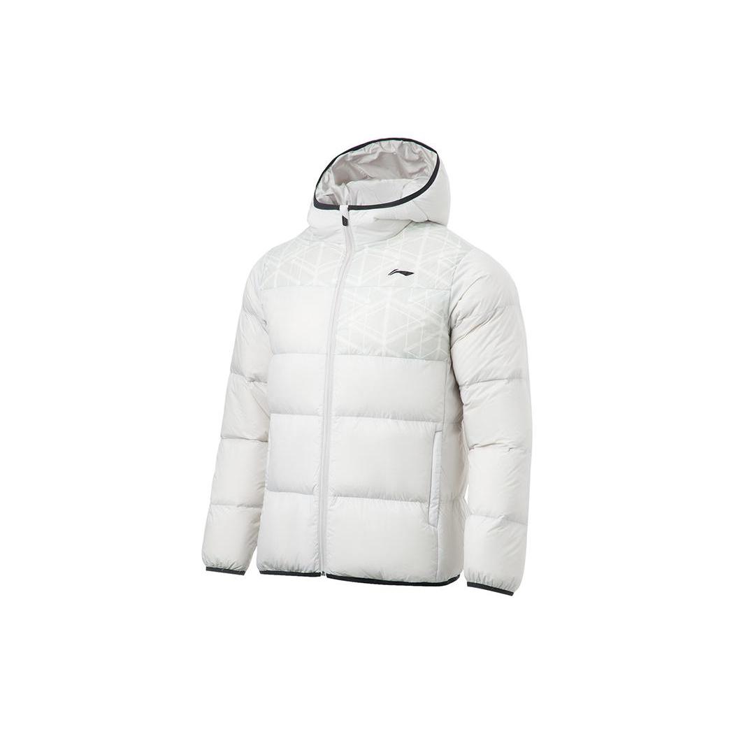 Li Ning Table Tennis Collection Down Jacket Unisex White AYMT023-3 3XL