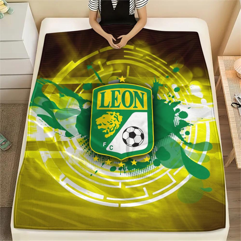 Leon FC,pattern Flannel Blanket, High Quality Comfortable for All Seasons, Home Decor, Warmth and Comfort, Perfect for Gifts.