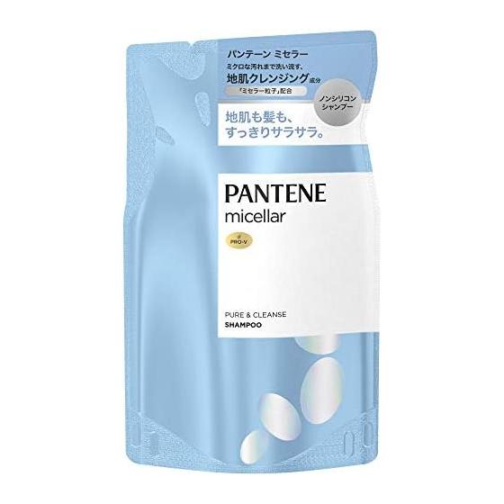 Pantene Micellar Non-Silicone Shampoo Pure & Cleanse Refill 350mL Shampoo Refill
