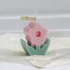 INS Flower Scented Wax Candle Korean Home Decoration Flower Ornament Fragrance Handmade Floret Candles Candlestick Decorations