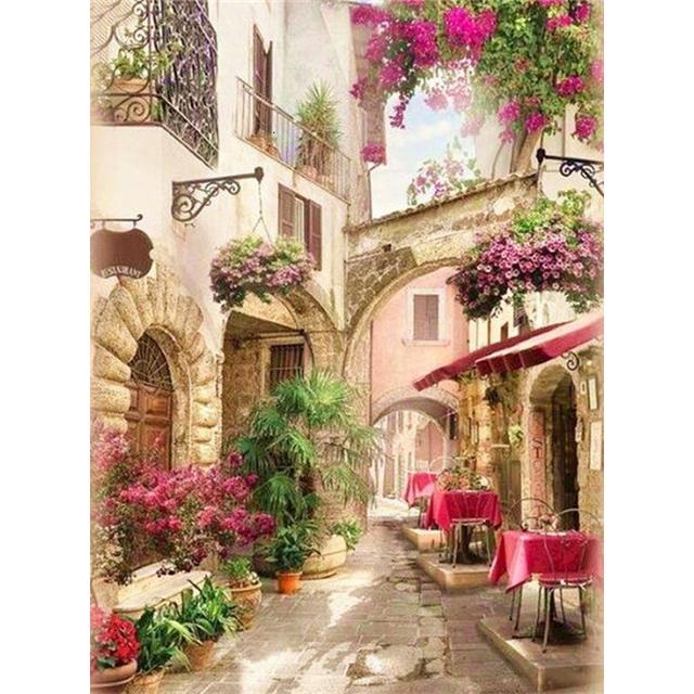 5D DIY Diamond Painting Landscape Full Square/Round Drill Beautiful Scenery Diamond Embroidery Cross Stitch Kits Home Decor Gift