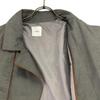 AMERI UNDRESSED Back Pleated Layered coat FREE gray Lined trench coat Women Used