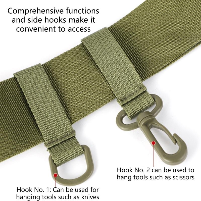 Belt Rod Holder Portable Waist Belt Fishing Rod Holder Poles Inserter Fishing Rod Fishing Rod Inserting Device Outdoors