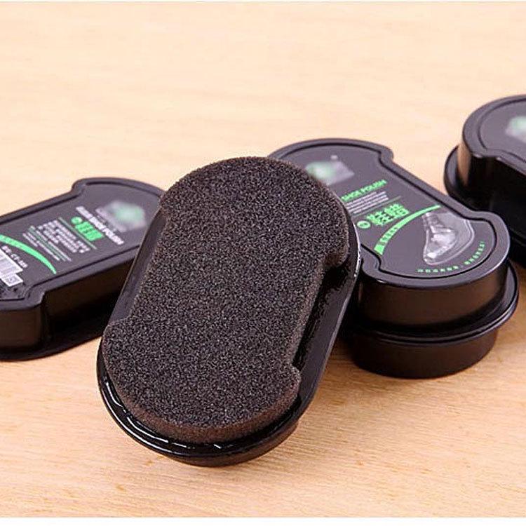 

Ежедневный набор по уходу за кожей: Кисть, Жидкий полироль, Масляная губка и Воск Sponge Shoe Brush