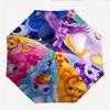 Little Pony Fashionable Automatic Opening/Closing Folding Umbrella. Portable and Foldable, Ideal for Gift, Travel, and Daily Use.