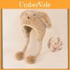 Cappello Peluche con Orecchie da Cane per Donna con Calore e Protezione per Abbigliamento Casual Invernale