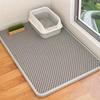 Double-layer Splash-proof Cat Litter Mat Cat Litter Pad Pet Cleaning Mat Durable Non-slip Cat Litter Box Supplies