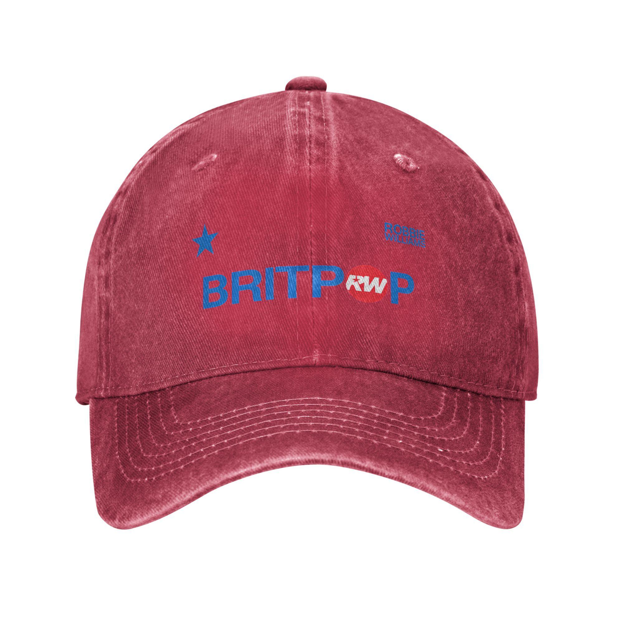 Robbie Williams Britpop Tour Casual Baseball Cap Summer Trucker Hat FeUnisex Unisex Fashion Baseball Caps One Size