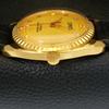 VINTAGE HAND-WINDING SWISS MENS REFURBISHED GOLDEN COLOR DIAL WATCH A438506-2 R131a-a438506