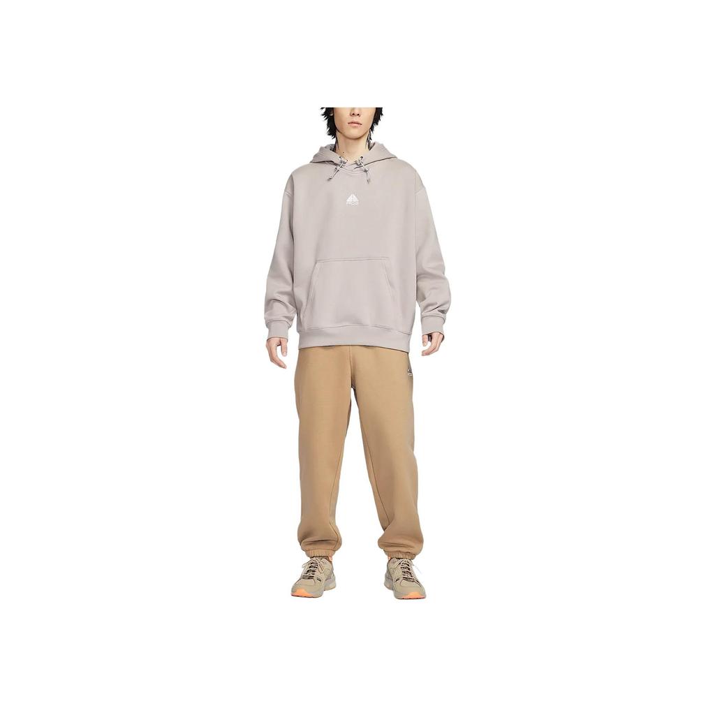 Nike ACG Therma-Fit Fleece Loose Pullover Hoodie Unisex Hoodies University-Gray Football-Gray Lightning-Blue DH3088009