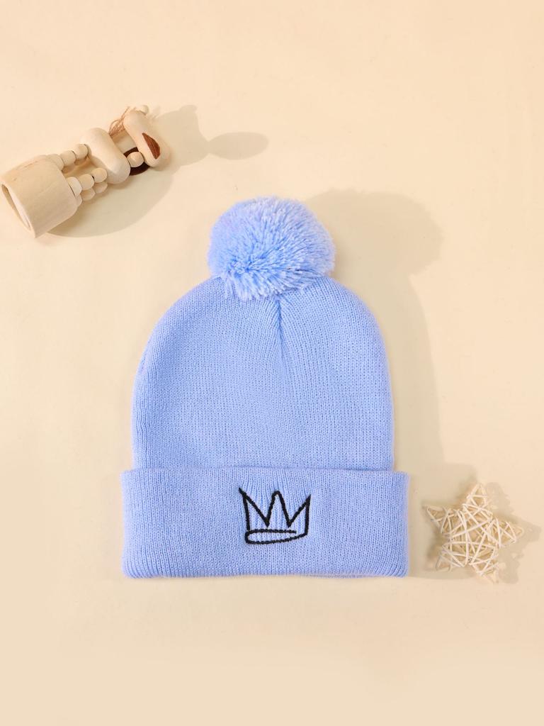 Autumn And Winter Knitted Hat, Letter Nyc Pullover Hat, Men'S And Women'S Versatile Simple Wool Hat, Cold-Proof And Warm Knitted Hat