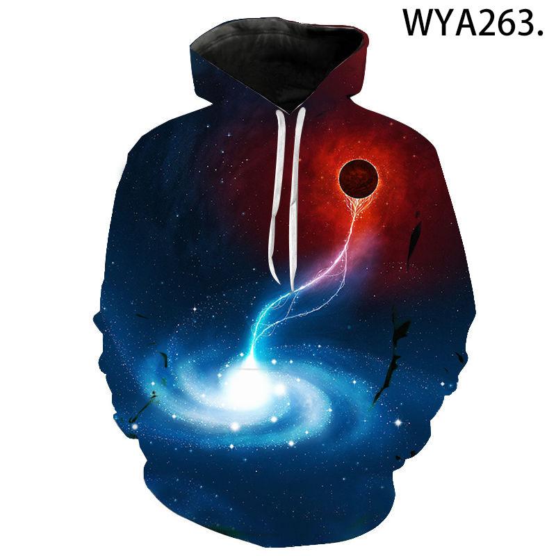 New Casual Hoodie, Space Planet 3d Diy Printed Super Cool Pattern Men's And Women's Pullovers, Street Fashion Children's Tops