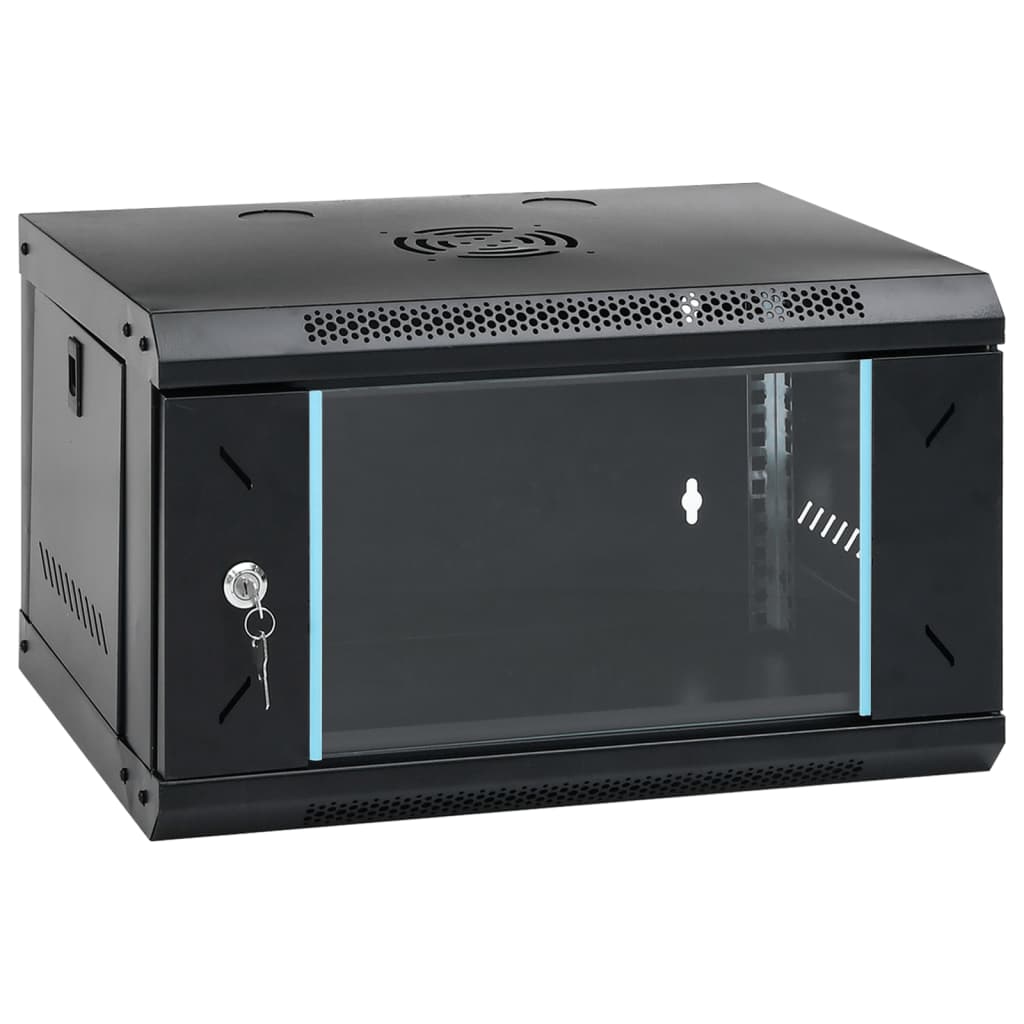 Vidaxl Ścienna Szafka Serwerowa 6U, 19", Ip20, 53X40X30 Cm