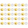 20Pcs Decorative Glass Screws Hat Nails Portable Accessory for Furniture and Glass with Washers Elegant Finish