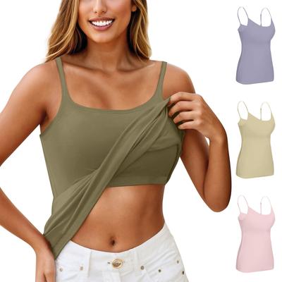 Women's Camisole With Bottom And Chest Pad, Sexy Oversized Underwear With Chest Pad