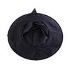 Classic Black Witch Hat Unisex Adult & Kids Wizard Hat for Halloween Cosplay Costume & Masquerade Party Carnival Decoration