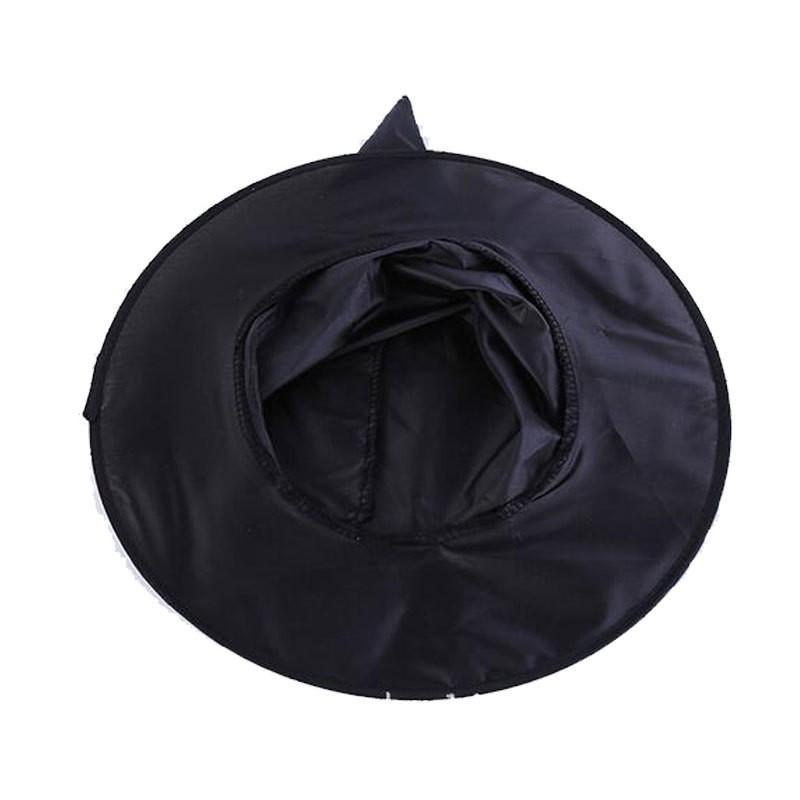 Classic Black Witch Hat Unisex Adult & Kids Wizard Hat for Halloween Cosplay Costume & Masquerade Party Carnival Decoration