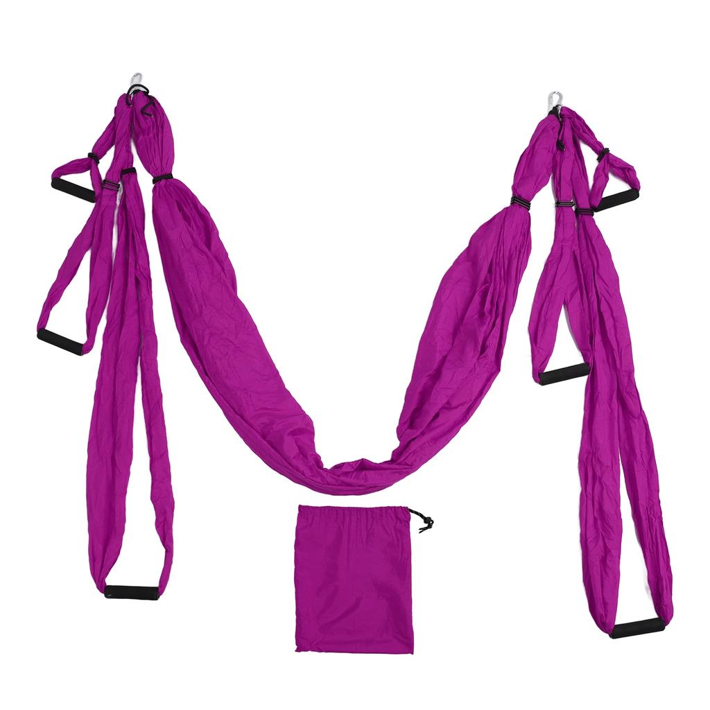 Aerial Yoga Swing Set Polyester Cotton Adjustable Improve Flexibility Yoga Hammock For Physical Exercise