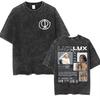 Heißer Verkauf Rosalia Lux Tour 2026 Poster Druck T-Shirt Herren Damen Locker Lässig Oversize Streetwear Harajuku Mode Oberteil Retro Gewaschene Baumwolle Sommer Neues T-Shirt