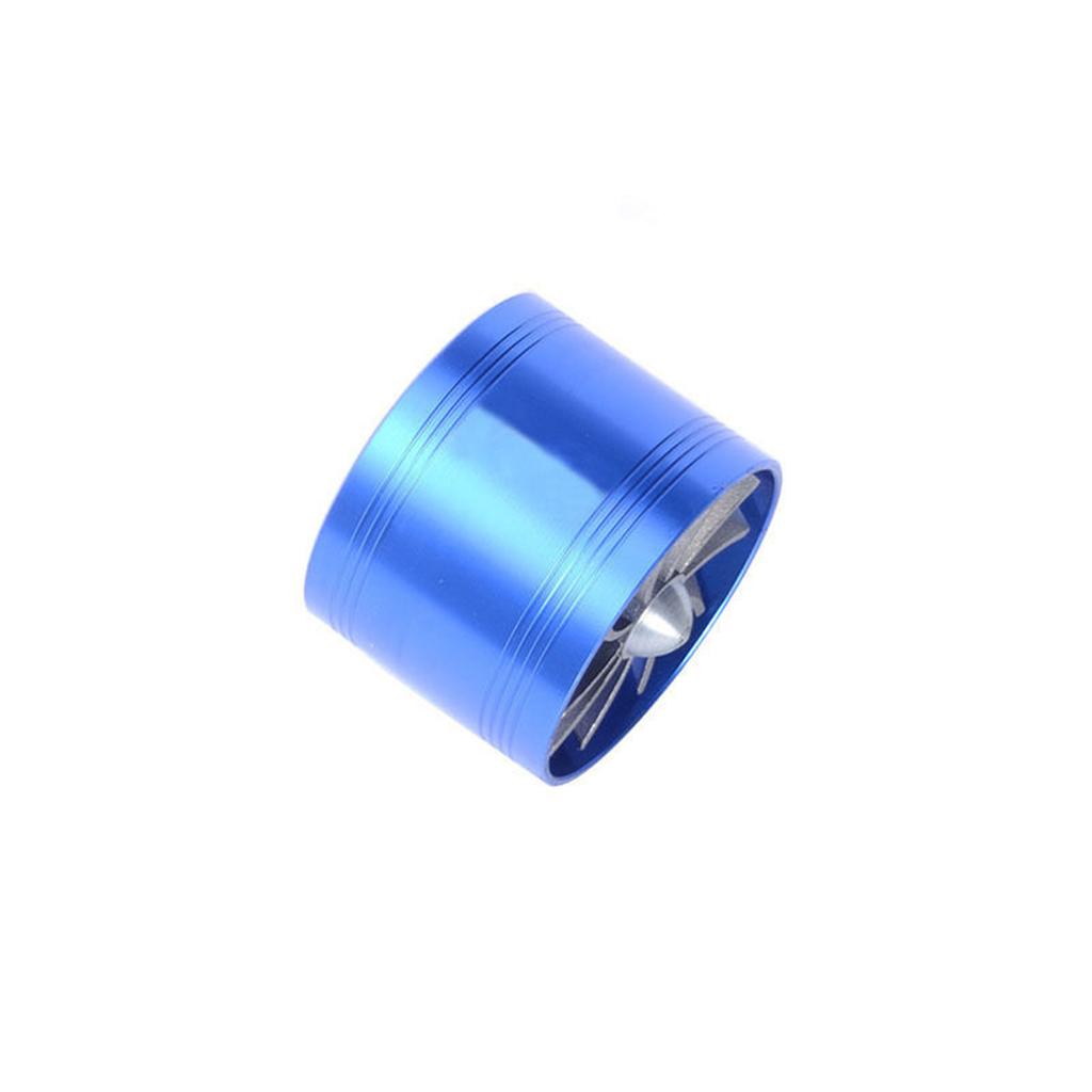 Car Single Supercharger Turbine Turbo Charger Air Filter Intake Fan Fuel Saver