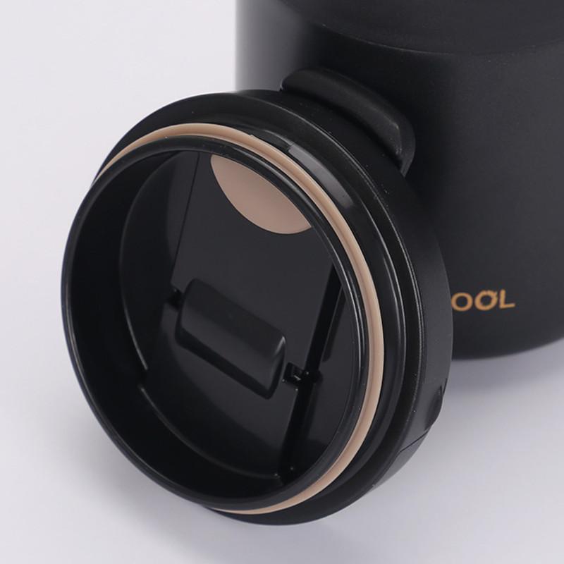 2025 New Product Office Coffee Cup Stainless Steel Double-Layer Vacuum Spray Paint Mug With Handle Heat Preservation Coffee Cup