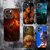 D-Demon S-Slayer Infinity Castle Phone Case For iPhone 16,15,14,13,12,11,Pro,Max,Plus,X,XS,SE,E,Mini,Soft Silicone Black Case